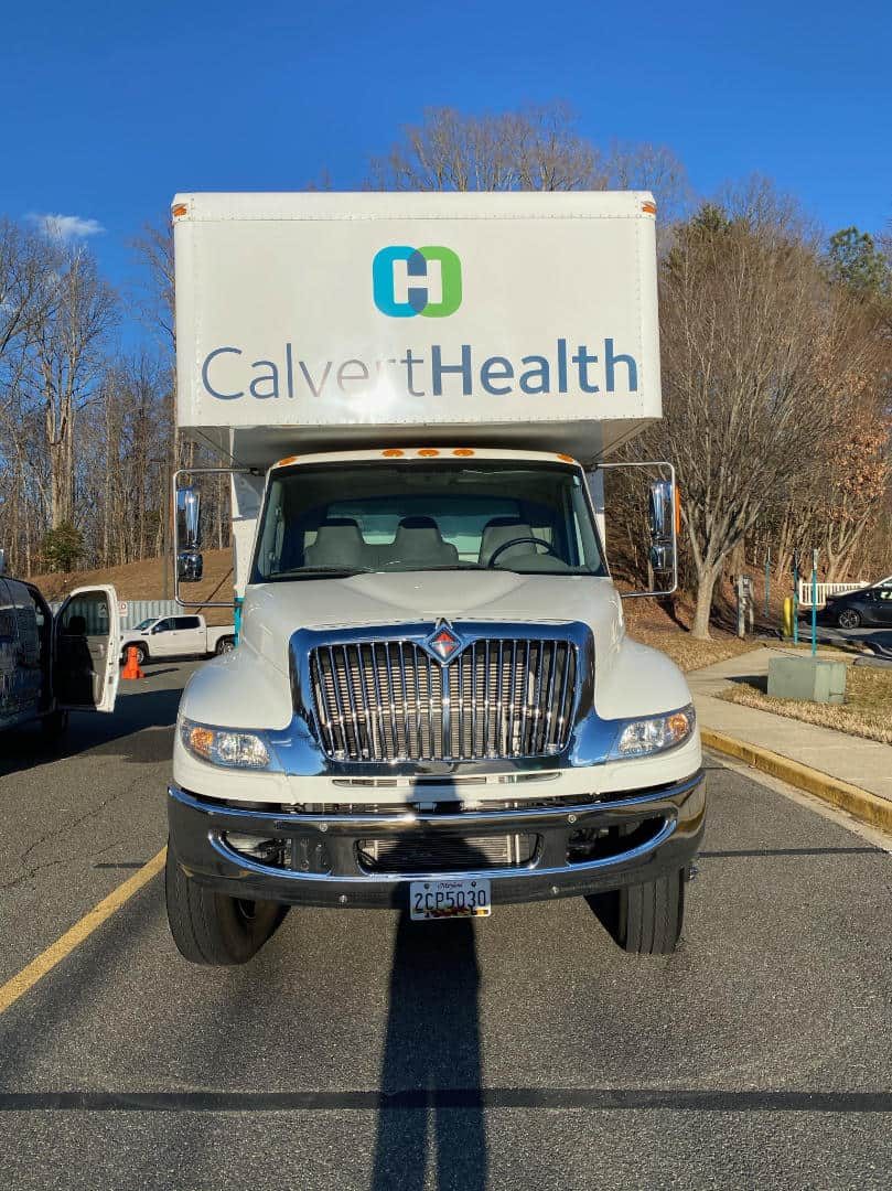 CalvertHealth mobile health unit after detailing